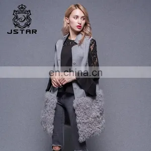 Double-face Women Cashmere Top Jacket Overcoat Trench Coat thumbnail-2