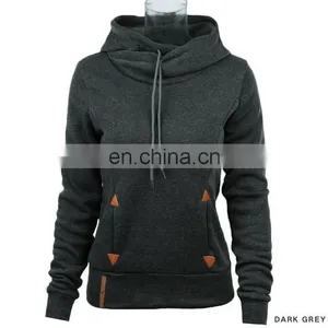 2017 New Autumn Spring Casual Cute Printed Long Sleeve Beading Hoodies Pullover for Women Sweatshirt Hoody thumbnail-4