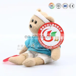 10" Promotion Plush Clothes Teddy Bear Toys thumbnail-1