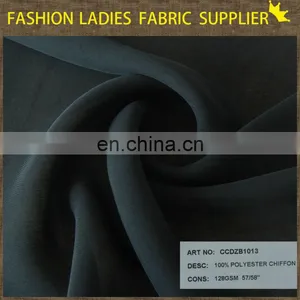 Chiffon 2017 New Design 100% Polyester 700D Solid Chiffon Fabric thumbnail-1