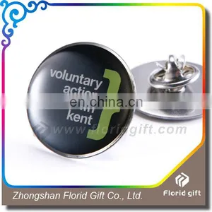 Wholesale Custom Round Metal Pin Badge/fashion Pin Badges thumbnail-1