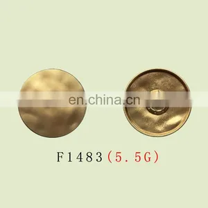 Fashion Antique Gold Metal Zinc Alloy Big Sewing Button With Various Sizes for Coat thumbnail-1