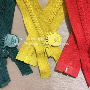 TXT Brand #5 Plastic Zipper With Normal Teeth Two Way Open End High Quality and Low Price Garment Accessories thumbnail-4