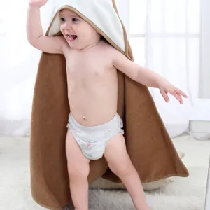 Hooded Baby Bath Towel Cartoon Pattern thumbnail-3