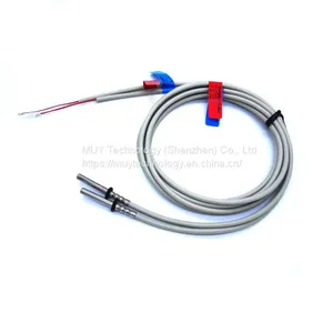 PT1000 PT100 RTD High Precision Temperature Sensor Metal Thread Probe For Heat Meter thumbnail-1