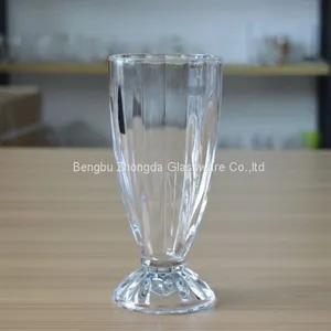 Machine Pressed Cheap Ice Cream Glass Cup thumbnail-1