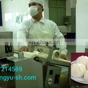 Shanghai Longyu Steamed Round Bread/ Bun Baozi Momo Making Machine Bun Production Line thumbnail-1
