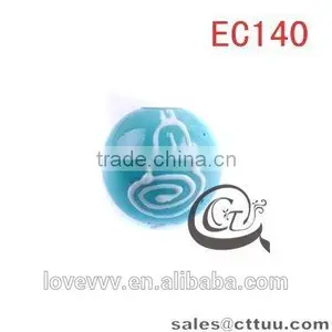 AAA 10mm Fashion Cylinder Red Acrylic Bead EC138(DIY) thumbnail-3