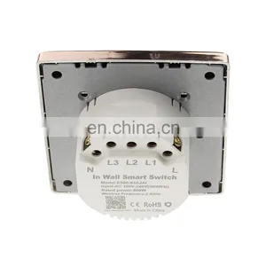 Electical 3-Way LED Light Switches Mechanical Touch Feeling Switches Smart APP Remote Control Switches thumbnail-6
