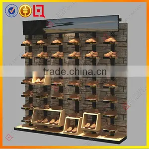 Custom Made Wall Mounted Shoe Racks for Shoe Store Display thumbnail-1