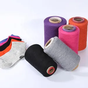 Ne 20/1 Color Socks Yarn Recycled Cotton Blended Knitting Yarn for Socks Yarn thumbnail-2