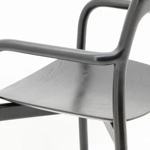 Modern Black Wooden Dining Room Chairs Dining Chairs Set of 4 Round Table and Chairs thumbnail-4