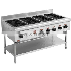 Stainless Steel Table Top Range 6 Burners /industrial 6 Burner Gas Cooker thumbnail-5
