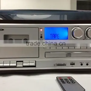 Hifi Recordable Turntable Player With Antique and Radio and Cassette Encoding thumbnail-2