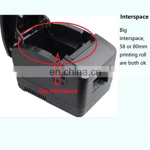 80mm USD Receipt Printer With Auto Cutter and Wifi Option for Office Use Compatible With EPSON ESC/POS and STAR thumbnail-4