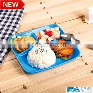FDA Kitchen Ware 3 Divided 9"silicone Dinner Plate Sushi Plate thumbnail-1