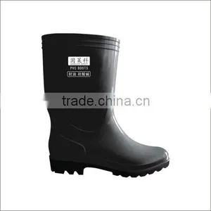 Wholesale Black Cheap Rain Boots for Men With Industry thumbnail-2