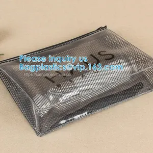 EVA Garment Packing Cosmetic Tote Bags Packaging / Cosmetic Storage Bag Clear Travel Makeup Bag Shoulder Pvc Cosmetic Bags thumbnail-1