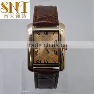 Square Case Lady Watch Quartz Leather PU Strap Fashion Customized Logo thumbnail-1
