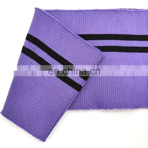 Besr Quality Polyester 1x1 2*2 Flat Rib Cuff Knitting High Quality Rib Hem thumbnail-3