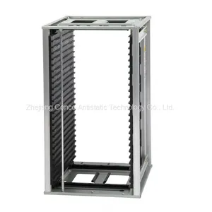25 Slots Smt Esd Conductive Adjustable Pcb Magazine Rack 355 x 320 x 563 mm thumbnail-1