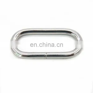38mm Silver Metal Oval O Ring Buckle For Bag thumbnail-1