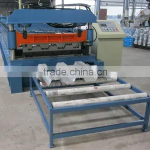 Metal Decking Floor Deck Roll Forming Machine With ISO thumbnail-1