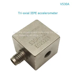 V530A Miniature Tri-axial IEPE Accelerometer,vibration Sensor thumbnail-1