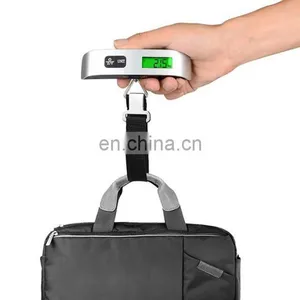 LCD Display Electronic Travel Hanging 50kg Weighting Portable Digital Luggage Scale thumbnail-4