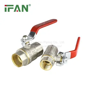 IFAN Factory Price Long Handle Female Threaded Brass Ball Valve Water Valve for Plumbing System thumbnail-1