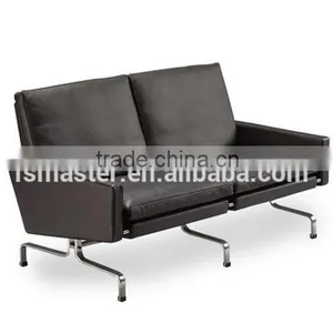 Famous Design Poul Kjaerholm PK31 Sofa 2 Seat Sofa Replica thumbnail-1
