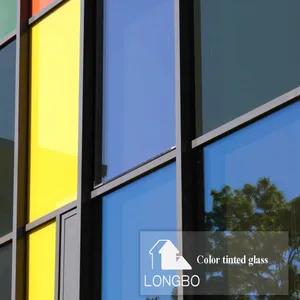 4mm 5mm Color Tinted Glass With Green, Blue, Grey, Bronze, Clear Colors thumbnail-1