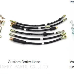 DOT Certified SAE J1401 FMVSS106 Standard OEM Automotive Brake System Custom Length Front & Rear Brake Clutch Hydraulic Flex Line Hose CAR Replacement thumbnail-2