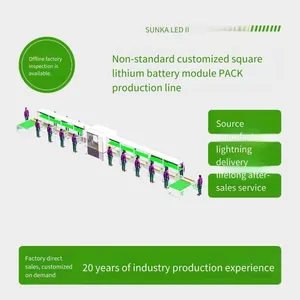 Non-standard Automated Assembly Production Line for Square Lithium Battery Modules in Power Energy Storage Assembly of Battery Pack Production Line thumbnail-2