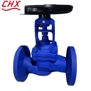 ANSI DIN Carbon Ductile Iron WCB Stainless Steel High-Temperature/Pressure Systems Bellow Sealed Globe Valve Leak Prevention thumbnail-6