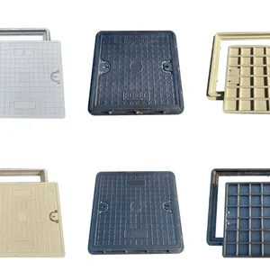 Durable FRP Manhole Cover 40x40 for High Traffic Areas thumbnail-1