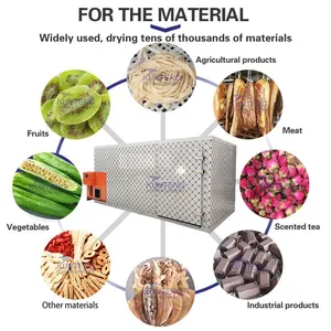 Industrial Fruit Washing and Drying Machine Dryer for Persimmon Resin Dryer Macadamia Nuts Cashew Nut Drying Oven Machine EPC thumbnail-5