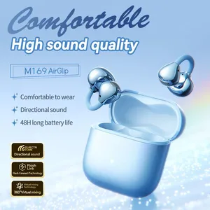 New M169: Best-selling Cross-border Clip-on Earphones High-quality Audio, Long Battery Life Exclusive Private-mold Design Wireless Bluetooth Earphones thumbnail-1