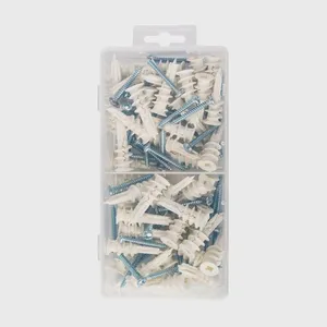China Manufacturer Plastic Anchors Anti-rotation for Drywall Strong Loading PE Material Full Sizes Available thumbnail-3