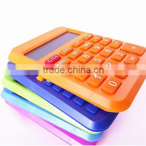 Korean Novelty 12 Digits LCD Destop Calculator With Solar Energy for Office thumbnail-3