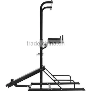Multi Power Tower With Exercise Bench Pull Up Dip Station Home Use thumbnail-3
