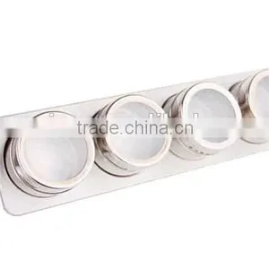 Magnetic Mini Stainless Steel Spice Jar Set of 4 thumbnail-1