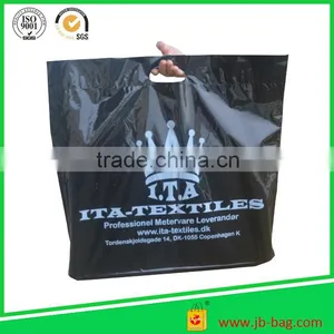 HIGH QUALITY PLASTIC DIE CUT CLEAR BAG 10"X12"X4" CARRIER BAGS thumbnail-2