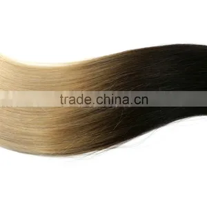 Wholesale Double Drawn Colored Brazilian Human Hair Extension Two Tone Clip in Hair Extensions Supplier's Choice thumbnail-3