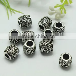 Pdora Jewelry Accessories Cylinder Carving Slider DIY Zinc Alloy Beads for Bracelets thumbnail-6