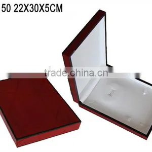 Elegant Glossy Lacquered Wooden Jewelry Ring Pendant Necklace Boxes Manufacturers China W149 thumbnail-4