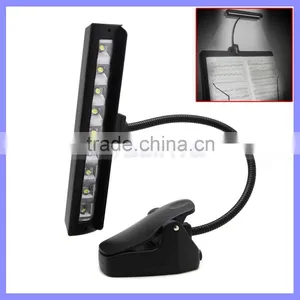 63LM 9 LED Clip On Black Flexible Gooseneck Orchestra Music Stand Lamp thumbnail-1