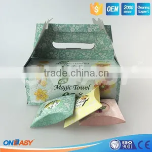 Nonwoven Cleaning Disposable Magic Towel,coin Towel thumbnail-1