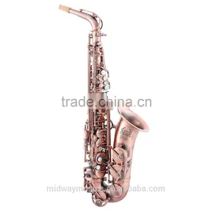 MAS-701 Antique Red Copper Alto Saxophone From China Factory thumbnail-1