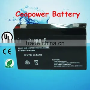Sealed Lead Acid Battery /Eemergency Battery/Rechargeable Battery/6V7AH thumbnail-1